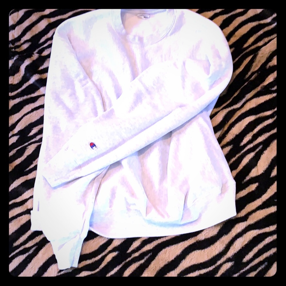 Oversized champion sweatshirt